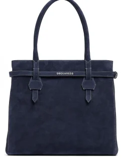 Borsa shopping Twin in camoscio