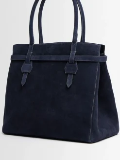 Borsa shopping Twin in camoscio