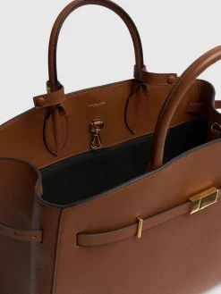 Borsa The Hudson in pelle martellata