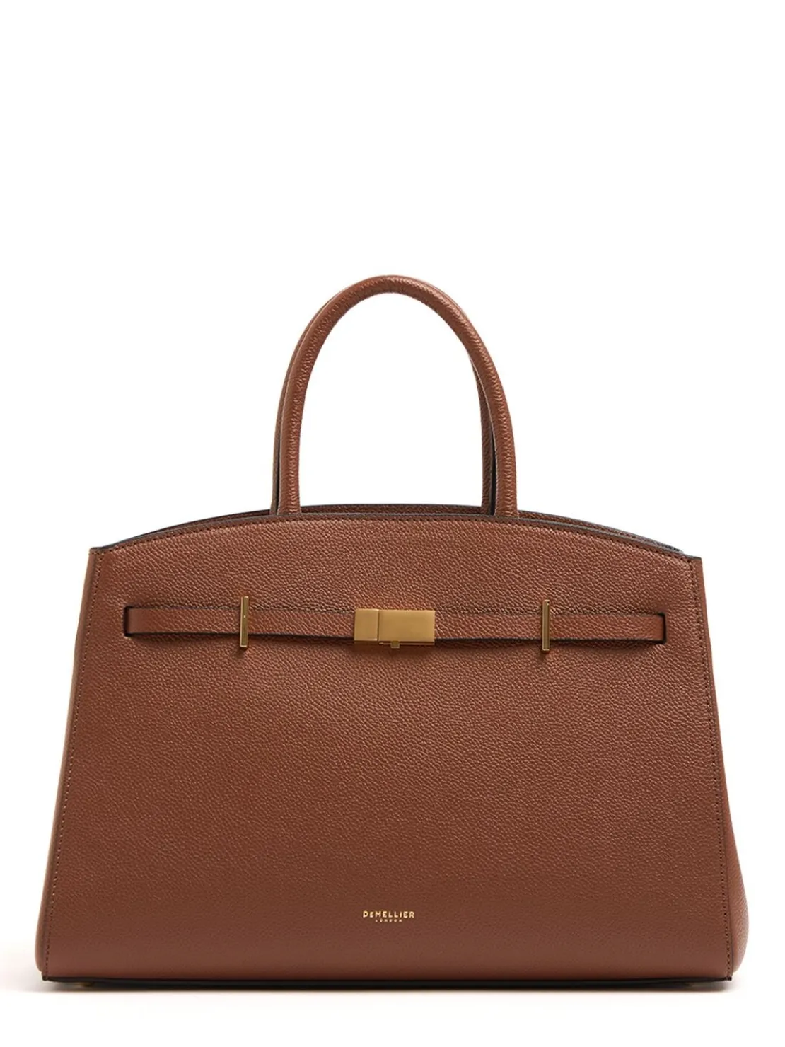 Borsa The Midi Hudson in pelle martellata