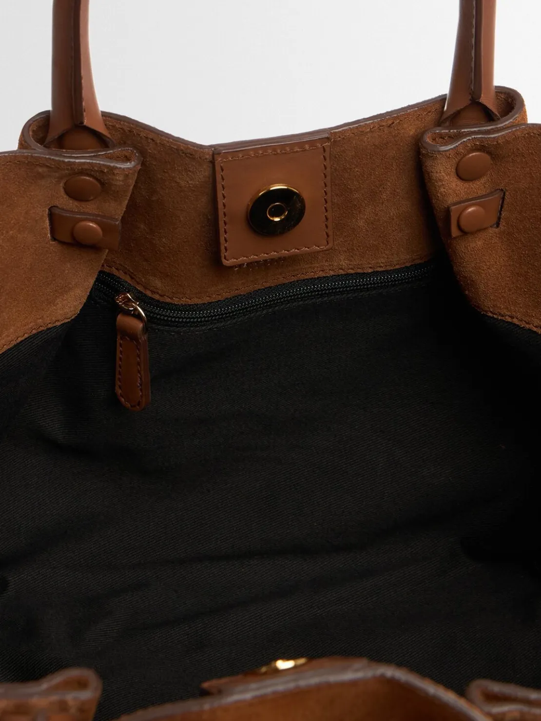Borsa The Midi New York in camoscio