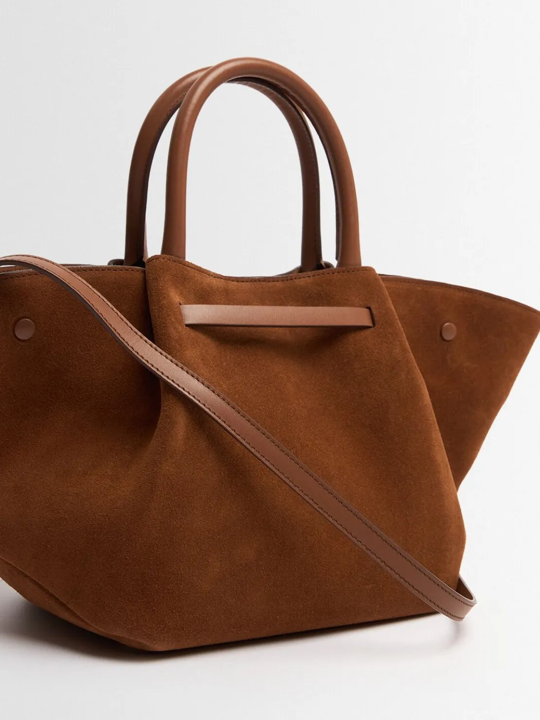 Borsa The Midi New York in camoscio
