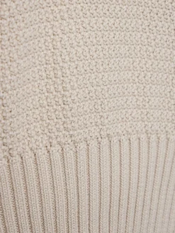 Boxy fit cotton sweater