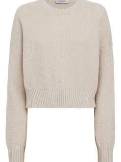 Boxy fit cotton sweater