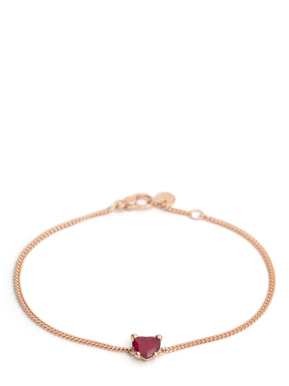 Bracciale in oro 9kt / rubino sintetico