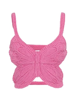 Butterfly crop top