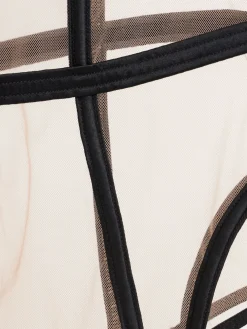 Caged poly bodysuit