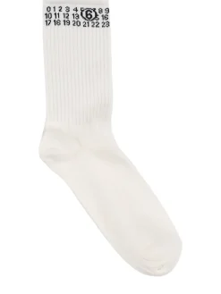 Calzini in misto cotone jacquard con logo