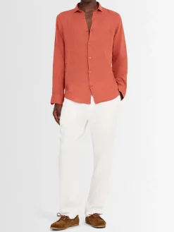 Camicia Antonio a maniche lunghe in lino