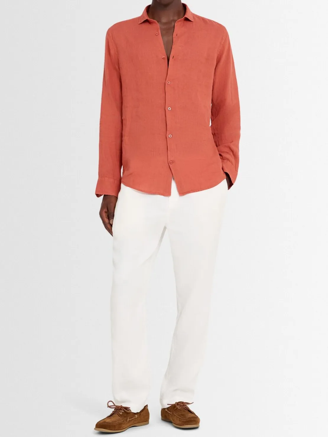 Camicia Antonio a maniche lunghe in lino