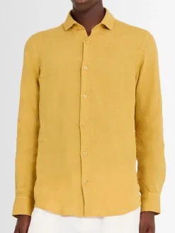 Camicia Antonio a maniche lunghe in lino