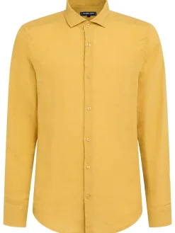Camicia Antonio a maniche lunghe in lino