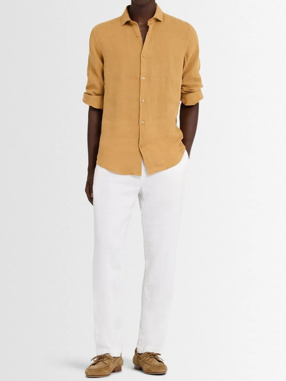 Camicia Antonio a maniche lunghe in lino