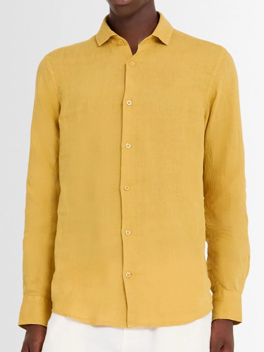 Camicia Antonio a maniche lunghe in lino