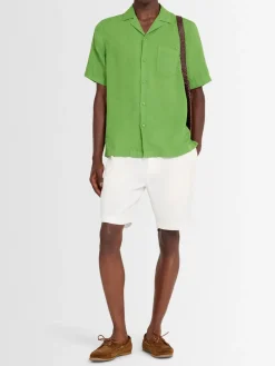 Camicia bowling Angelo in lino