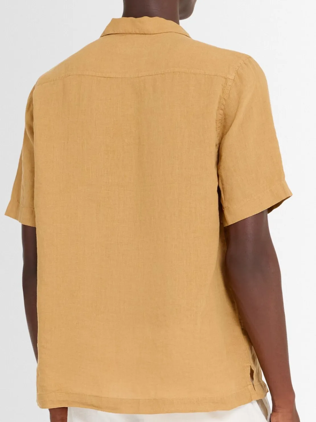Camicia bowling Angelo in lino