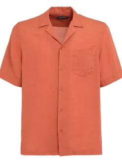 Camicia bowling Angelo in lino