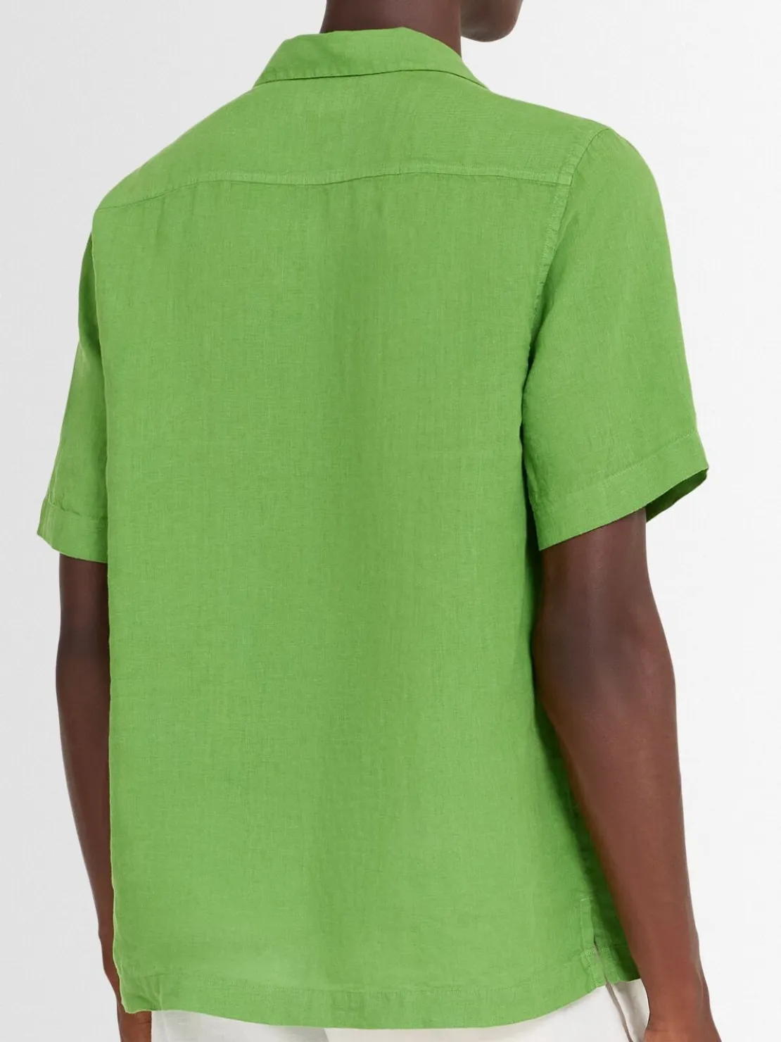 Camicia bowling Angelo in lino