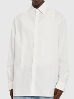 Camicia con applicazioni in pizzo