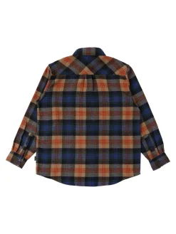 Camicia Dern in misto lana check