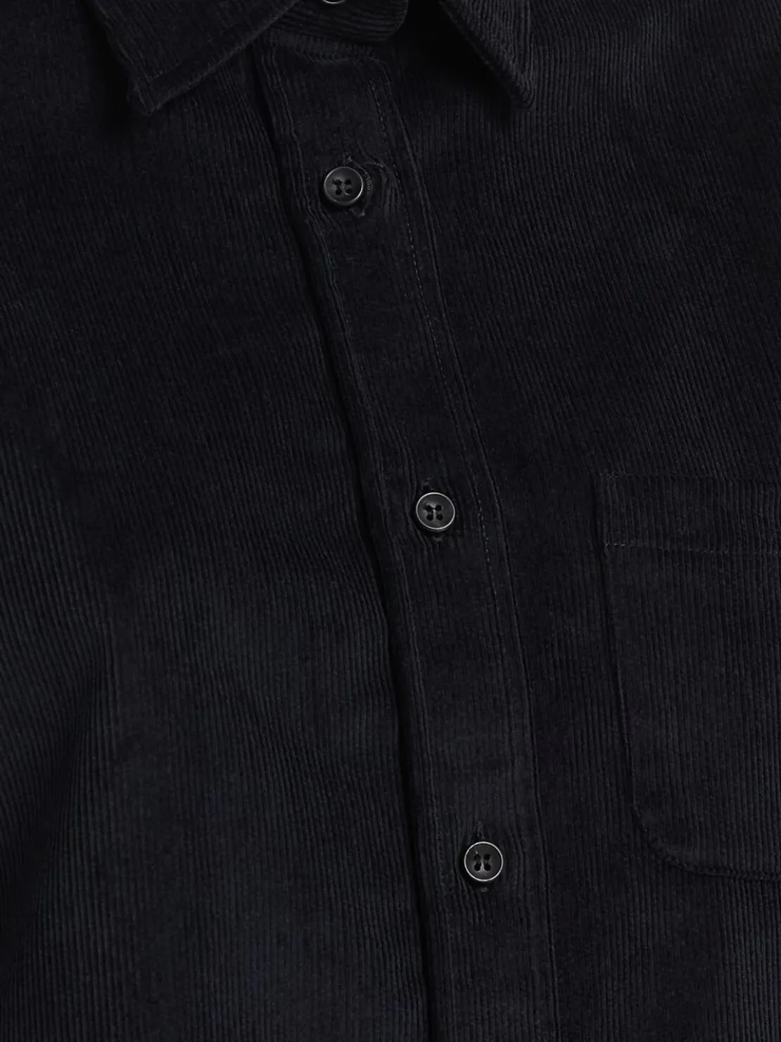 Camicia in cotone a coste Sara