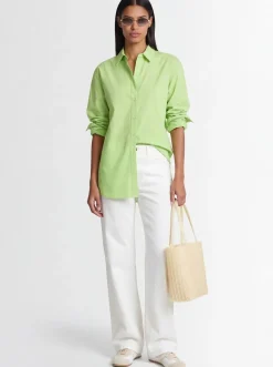 Camicia in lino e cotone