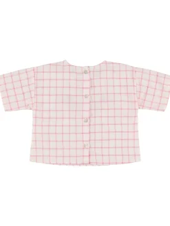 Camicia in misto cotone check