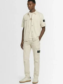 Camicia in twill di cotone stretch