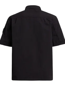Camicia in twill di cotone stretch