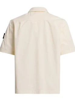Camicia in twill di cotone stretch