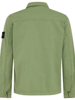 Camicia in twill di cotone stretch