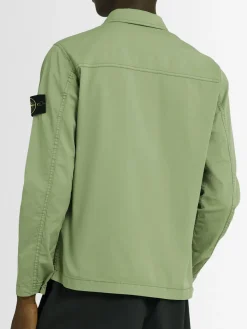 Camicia in twill di cotone stretch