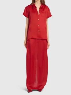 Camicia Keefe in organza di seta