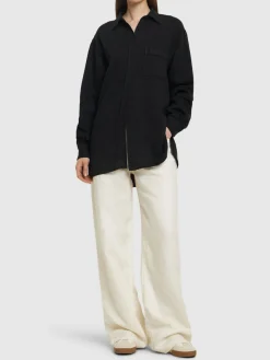 Camicia lunga in lino Nesson