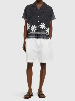 Camicia manica corta Daisy in cotone