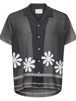 Camicia manica corta Daisy in cotone