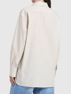 Camicia Nesson in popeline di cotone a righe