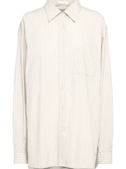 Camicia Nesson in popeline di cotone a righe