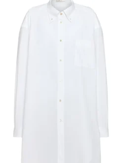 Camicia oversize Victoria in popeline di cotone