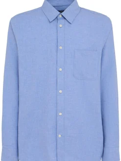 Camicia relaxed fit Telles in flanella di cotone