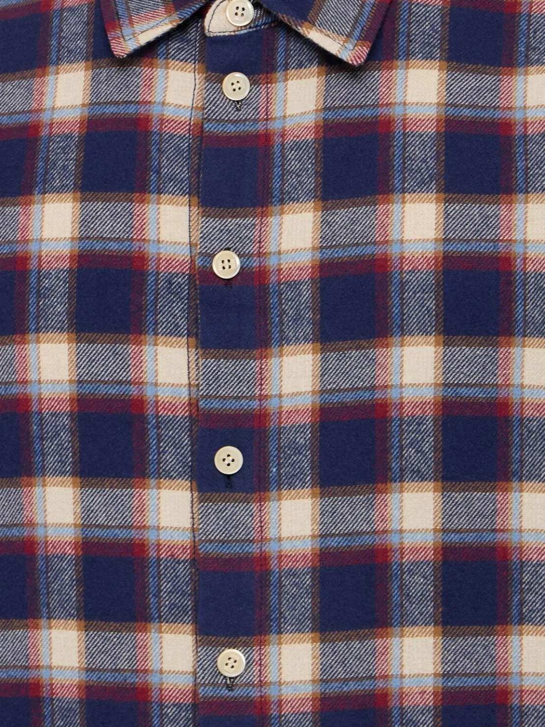 Camicia sartoriale in misto cotone check