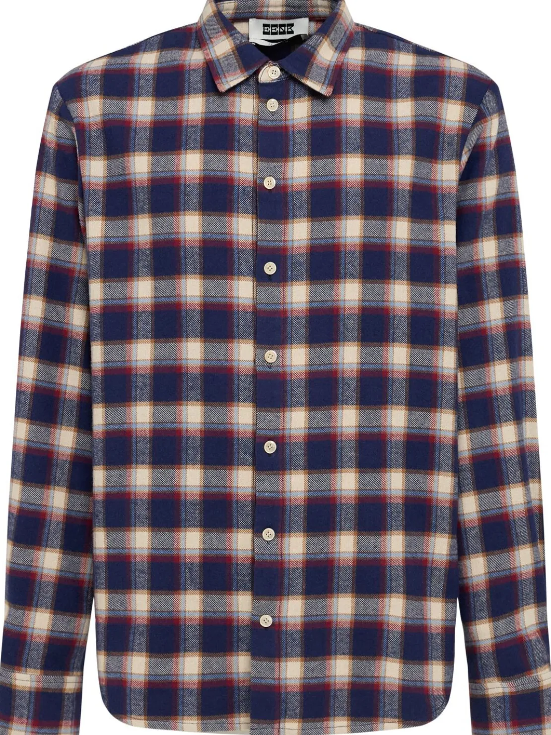 Camicia sartoriale in misto cotone check