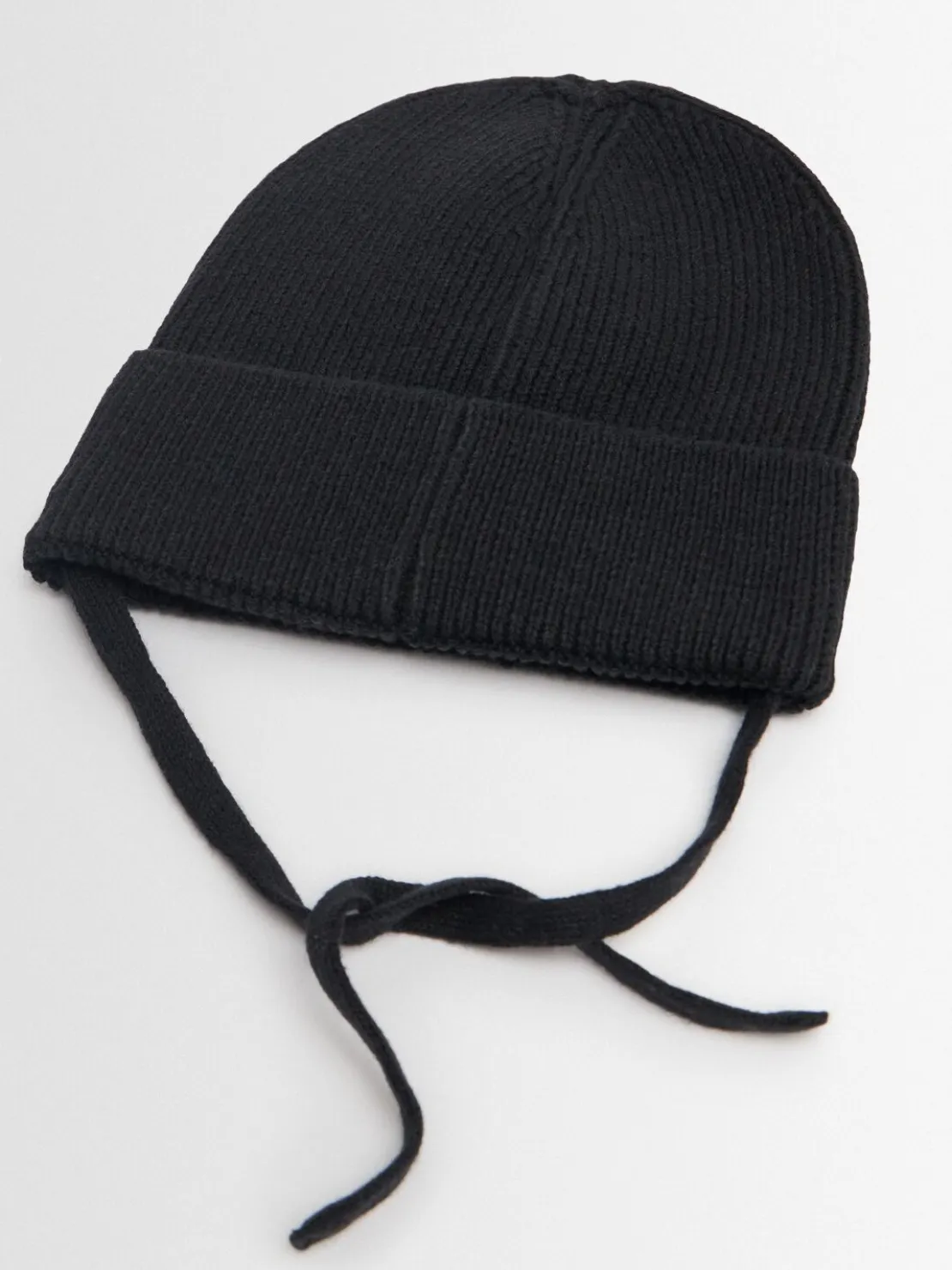 Cappello beanie in maglia di lana e cotone