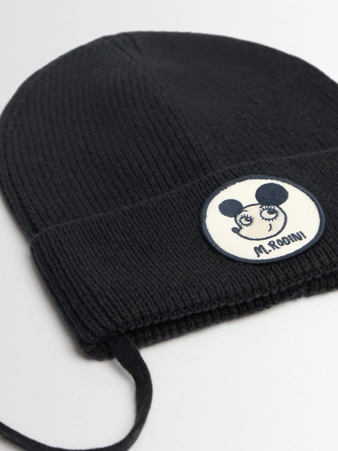 Cappello beanie in maglia di lana e cotone