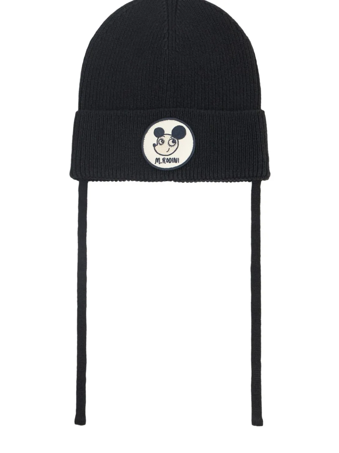 Cappello beanie in maglia di lana e cotone