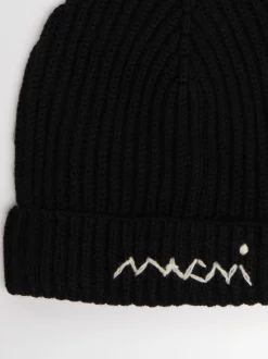 Cappello beanie in maglia di misto lana