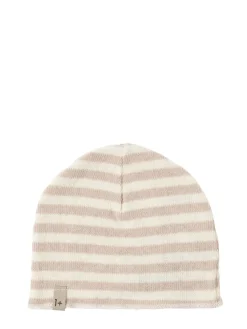Cappello beanie in misto cotone a righe