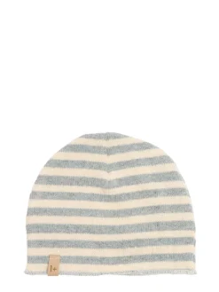 Cappello beanie in misto cotone a righe
