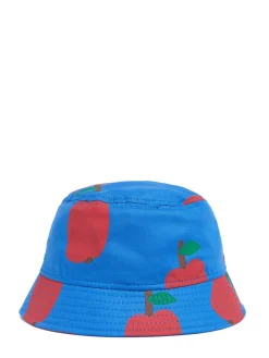 Cappello bucket in cotone stampa Apple