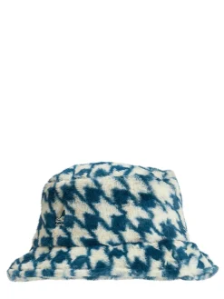 Cappello bucket in pelliccia sintetica